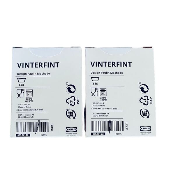 IKEA VINTERFINT Paper Baking Cups in Floral Beige Pattern Includes 2 (65… - Picture 3 of 5